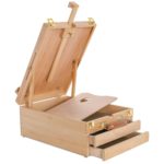 U.S. Art Grand Cayman 2 Drawer Adjustable Wood Table
