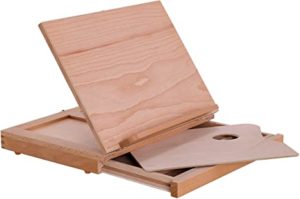 U.S. Art Supply Solid Solana Adjustable Wood Desk Table