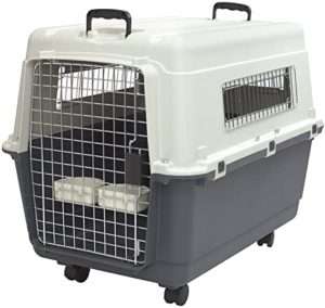 SportPet Designs Plastic Wire Door Travel Dog Crate