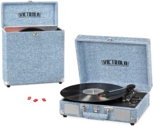 Victrola Vintage 3-Speed Portable Suitcase Record Player